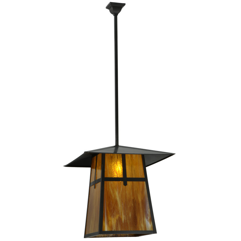 Stillwater Cross Mission Lantern Geometric Chandelier