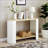 Nightstand With 2-Layer Storage Shelves