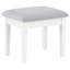 Coiffeuse avec miroir et tabouret Winona