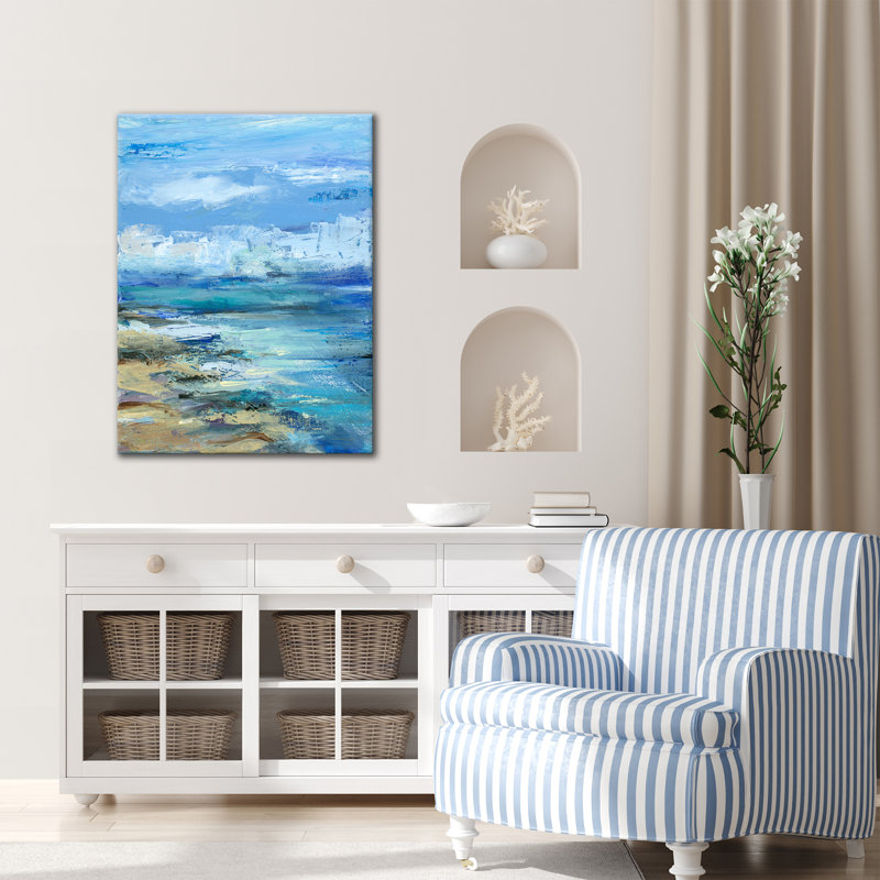 «Coastal Shores» par Dana McMillan, reproduction d'art sur toile tendue, H 30 po x l 20 po x P 1,5 po