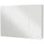 Armoire de salle de bain murale lumineuse avec rangement - H 25,5 po x l 35,5 po x P 6 po, blanc, tablette ajustable