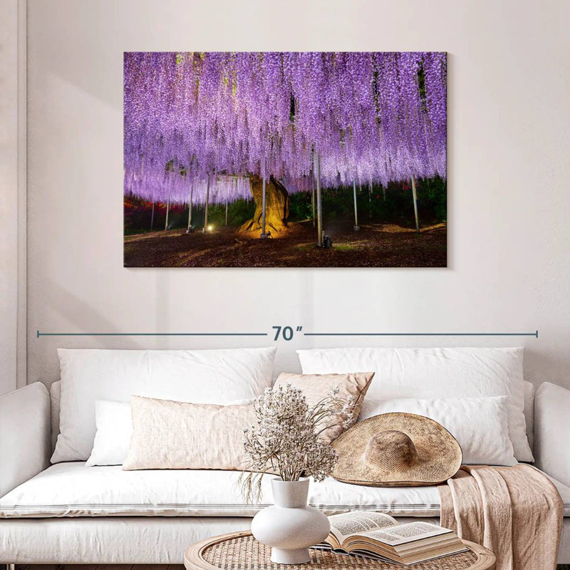 Harnek Wisteria mauve élégant, H 30 po x l 45 po