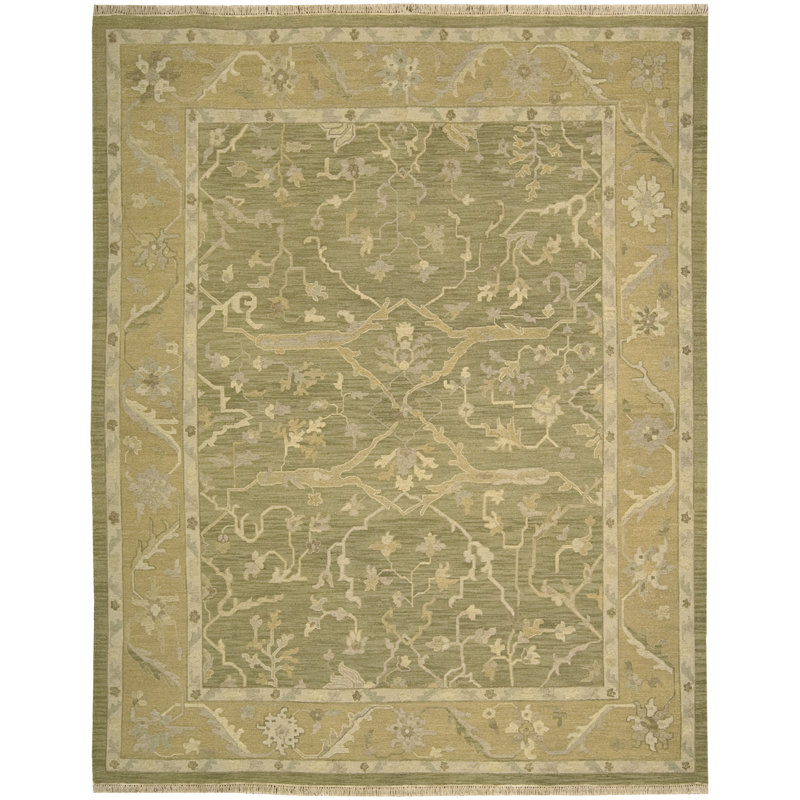 Zinvor Wool Oriental Indoor Rug, Rectangle 8'6" x 11'6"