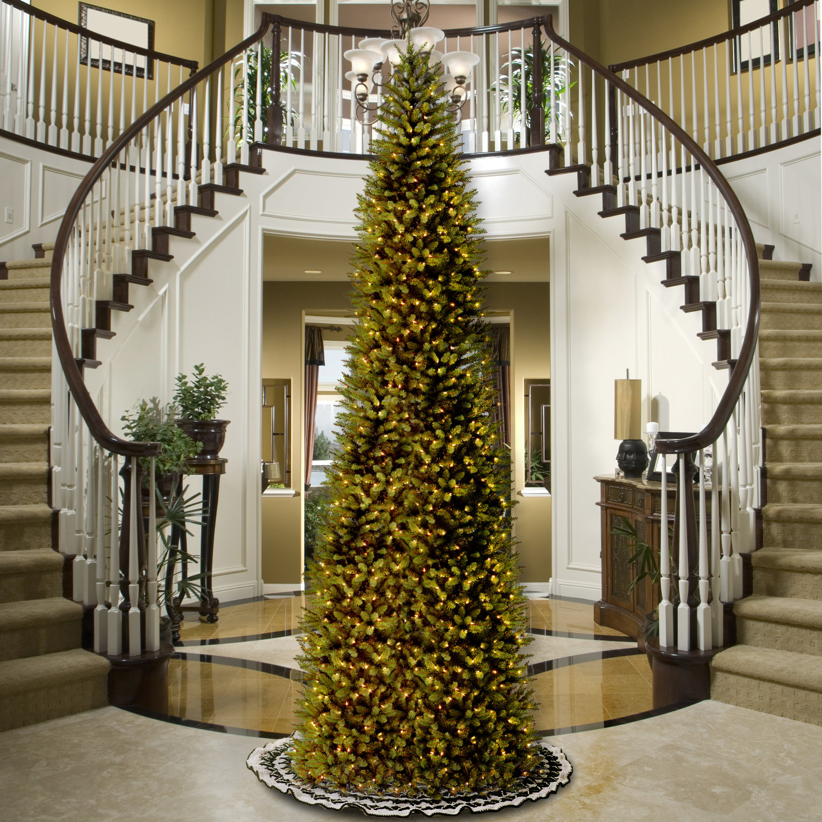 Levit Kingswood 16' Pre-Lit Fir Christmas Tree, 14'