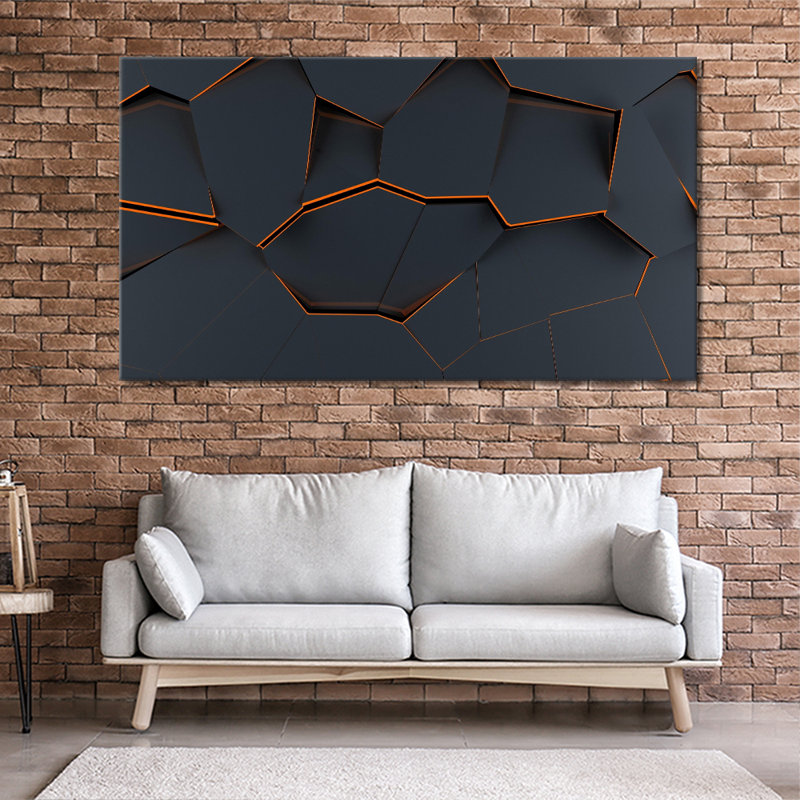 Division - Wrapped Canvas Print, 61cm H x 101cm W x 2cm D