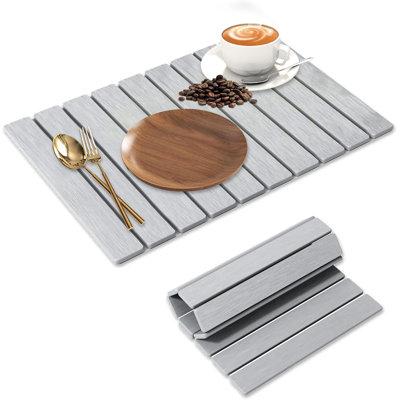 Large Stone Dish Drying Mat for Kitchen Counter, 24"×16"