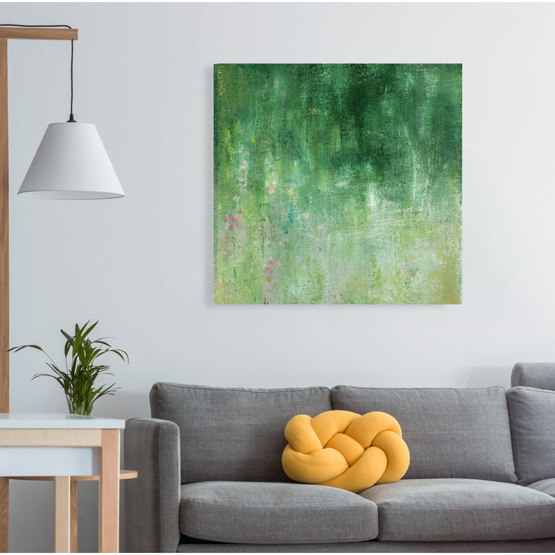 « cealdon jardin », peinture, H 10 po x l 10 po x P 1,5 po, Toile tendue