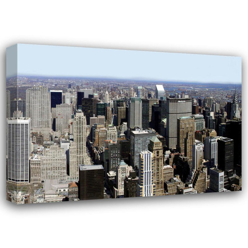 New York City Rooftops, 13'' H x 18'' W