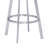 Dehn Modern Swivel Counter or Bar Height Barstool with Open Back and Footrest in Metal and Faux Leather-94331458-94331459-88365924
