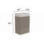 Meuble-lavabo rayé 20 po avec lavabo en céramique-2112480505