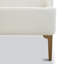 Grand lit Hestia en chenille blanc Mello