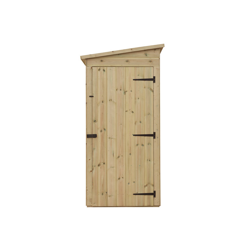 Shiplap Pent Wooden Shed, 3ft. W x 8ft. D
