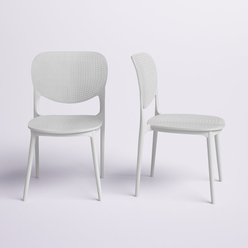 Chaise d'appoint Alyisa, Blanc