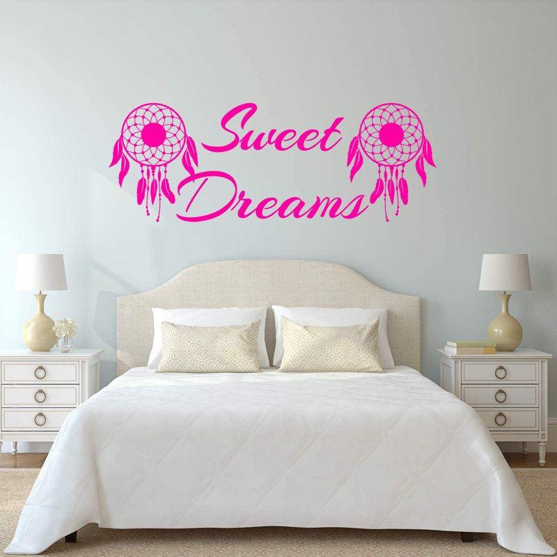 Non-Wall Damaging Wall Decal, Hot Pink, 14.5"H x 40"W