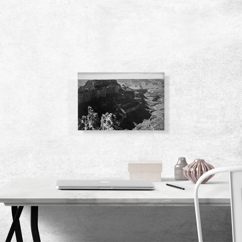 «Rock Formation Grand Canyon National Park Arizona» par Ansel Adams - reproduction de photo sur toile tendue