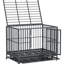 Chenil en métal robuste avec cage verrouillable