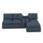Canapé modulaire Cloud, canapé en chenille double couche avec assise profonde et poches latérales-1663483550