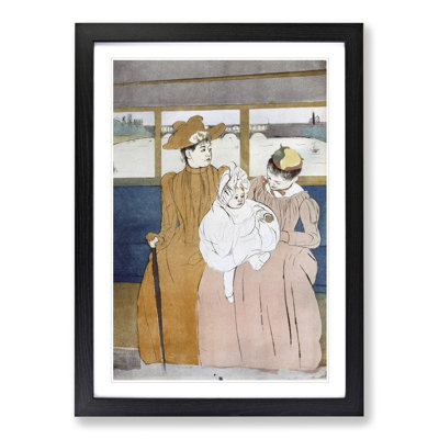 On the River by Mary Cassatt - Picture Frame Painting