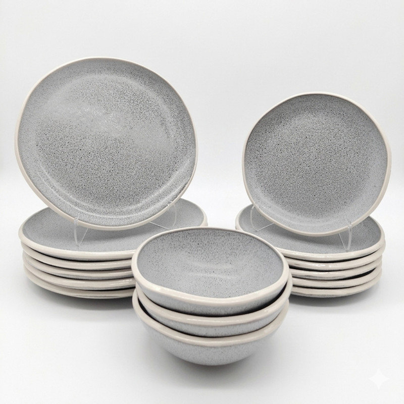 Stoneware Dinnerware - Service for 2