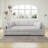 Sectional Sofa | 106.3" U-Shaped 6-Person Modern Modular with Hydraulic Storage | Light Gray | Living/Bedroom