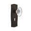 Prairie Plate with Decorative Keyhole and Oval Fluted Crystal Door Knob-309307117-309307107