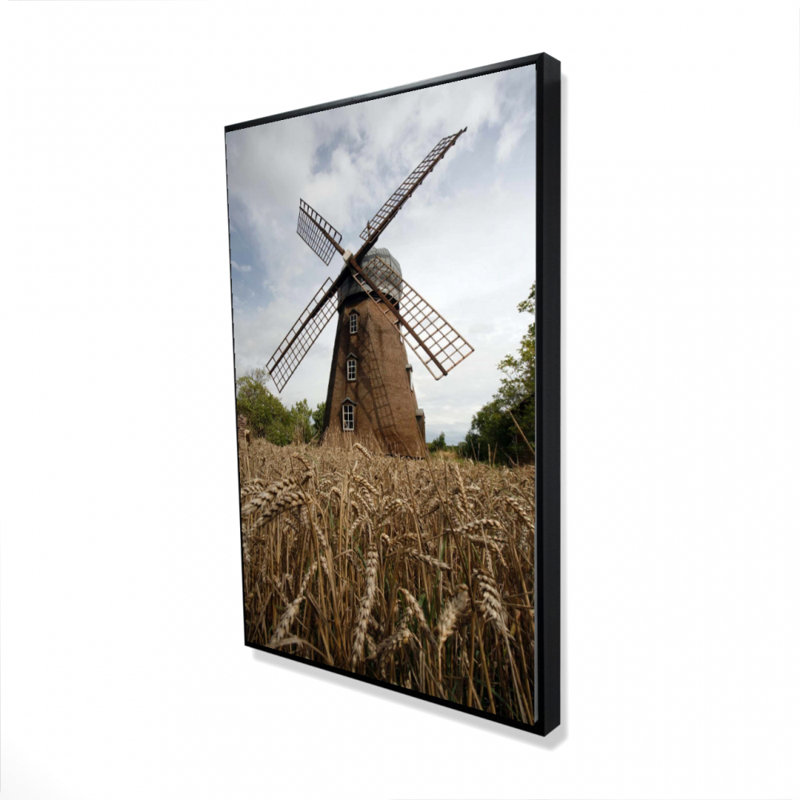 Éolienne sur toile