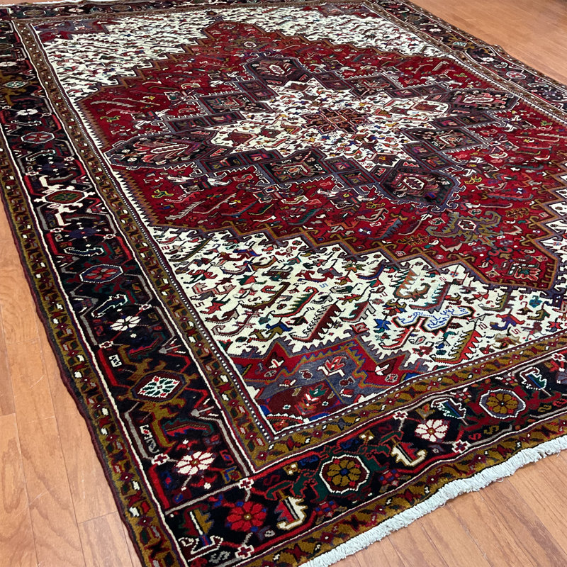 HERAT ORIENTAL Handmade Heriz Wool Rug