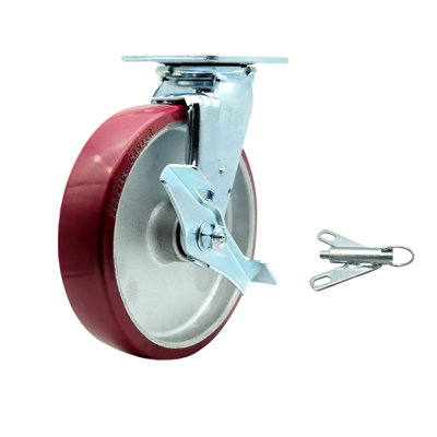 Poly on Aluminum Caster
