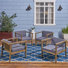 Adalhard Acacia Outdoor Lounge Chair