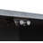Sideboard Storage Cabinet TV Stand with wave pattern Buffet Cabinet Wooden-1333571069