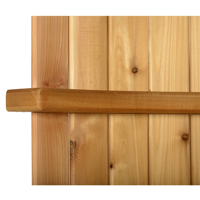 Ellipse Outdoor Shower in Rustic Cedar