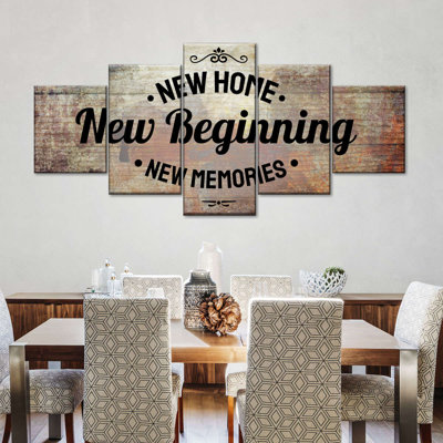 Nouvelle impression sur toile New Home II