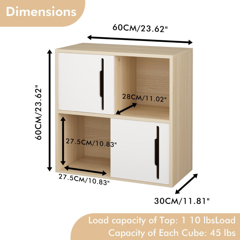 Armoire de rangement moderne en bois avec portes et tablettes coulissantes