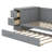 Twin Size Daybed With Trundle, Storage Arms And Charging Station,Wood Bed Frame For Bedroom-464934233