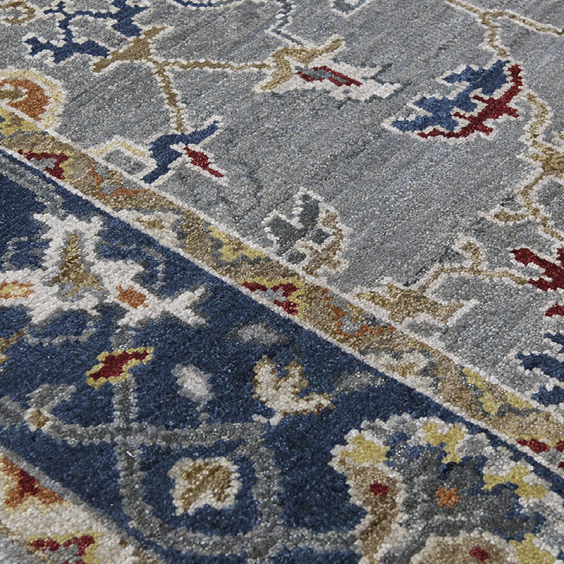 Bristol Wool Geometric Area Rug, Rectangle 8' x 10'