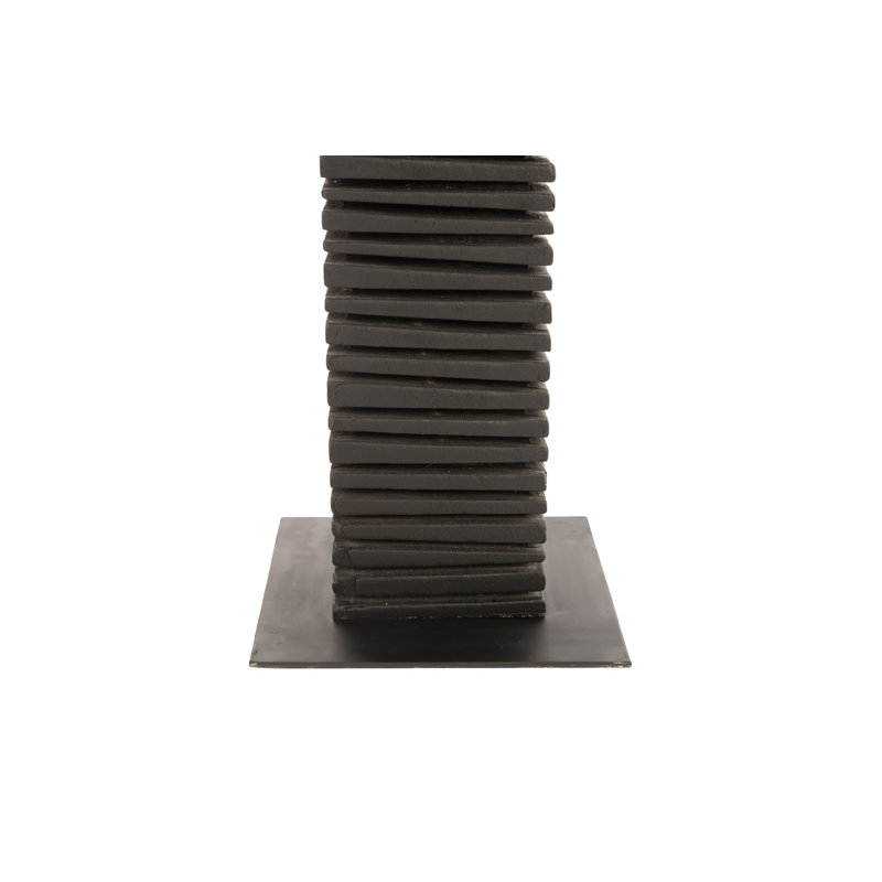 Black Wood Abstract Sculpture