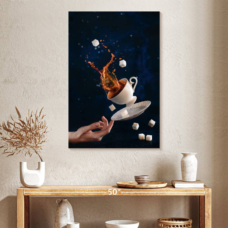 Yarlin Sweet Coffee Splash, H 39 po x l 26 po