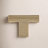 Vail 2" Length Satin Brass Bar Cabinet T-Knob Multipack-37931516