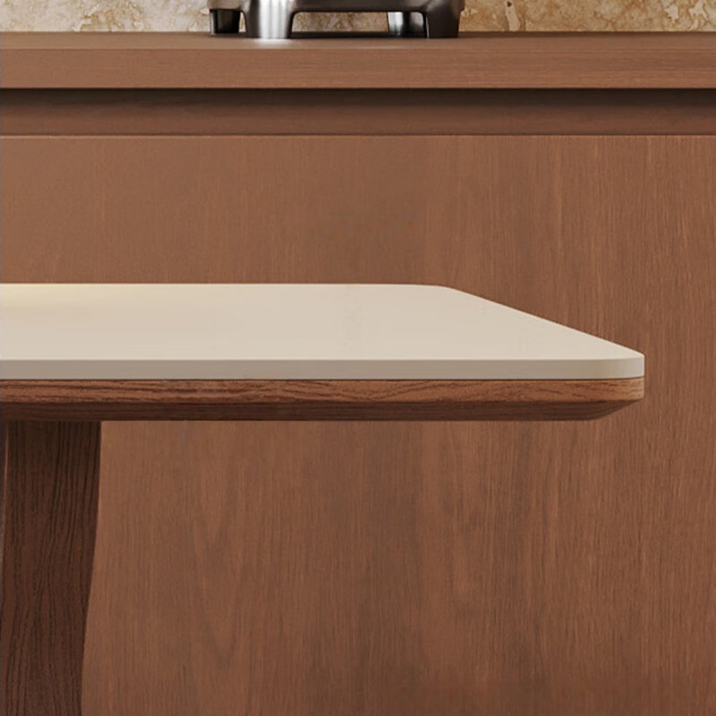 Simple and Creative Rectangular Dining Table, White