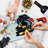 Ambesonne Board Game Tempered Glass Cutting Board Chess Pawn and Knight Charcoal Grey Multicolor