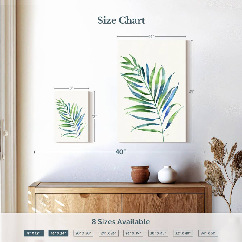 Harnek Aqua Frond II, H 12 po x l 8 po