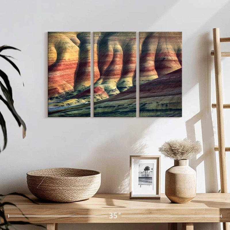 Alvord Painted Hills, 32" H x 50" W