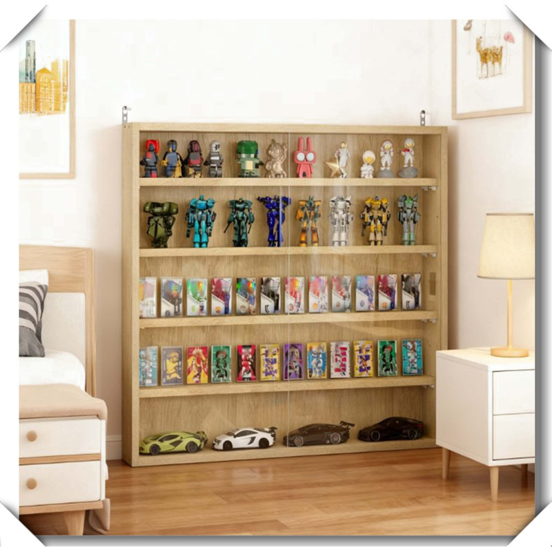 Vitrine pour objets de collection, Chêne