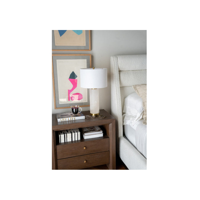 Millie 2 - Drawer Solid Wood Nightstand