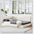 Upholstered Tufted Bed Frame, Sofa Bed Frame With Backrest And Armrests-680720492