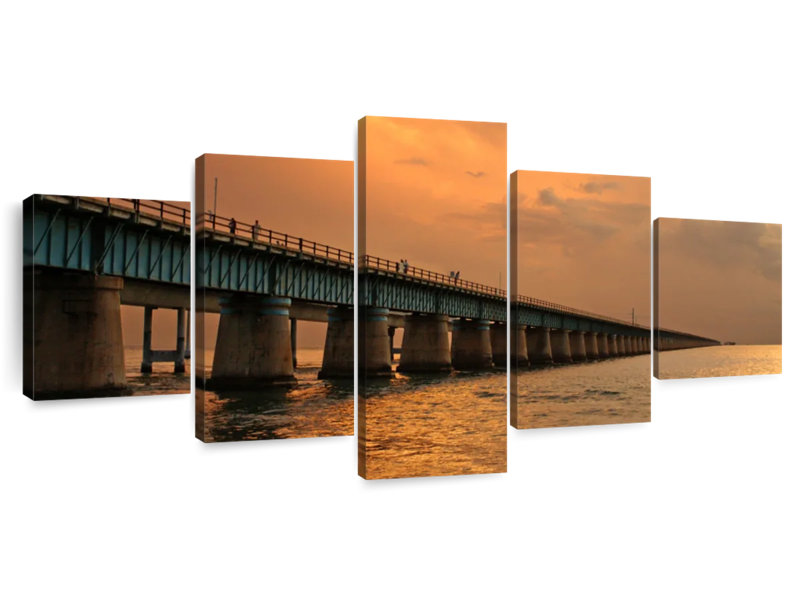 Seven Mile Bridge Sunset Sky
