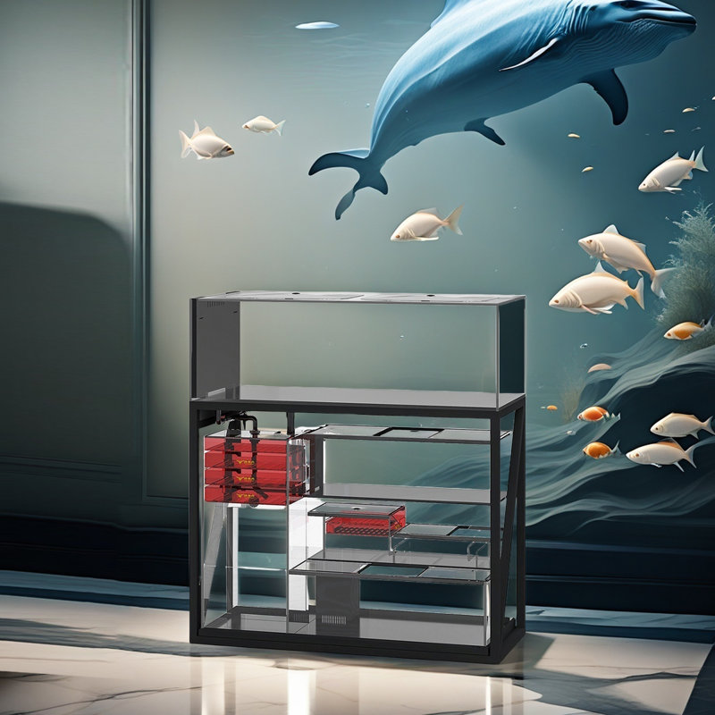 Réservoir d'aquarium moderne et simple écologique