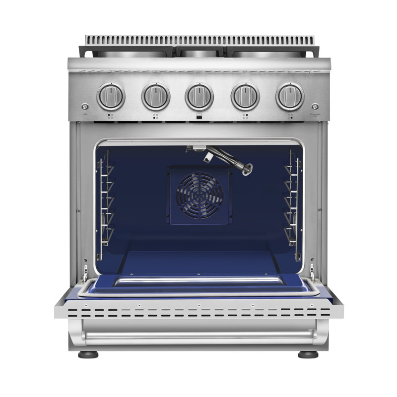 Empava 30" 4.2 Cubic Feet Slide-In Range