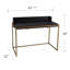 Bureau à rabat Caldlin avec rangement, conception peu encombrante pour le bureau à domicile et le bureau, parfait pour les petites pièces et une utilisation multifonctionnelle.