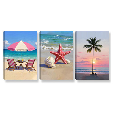 3 Piece Wrapped Canvas Print